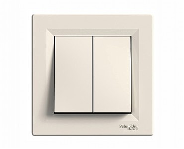 КНОПКА 2-кл Asfora крем (00000103884)