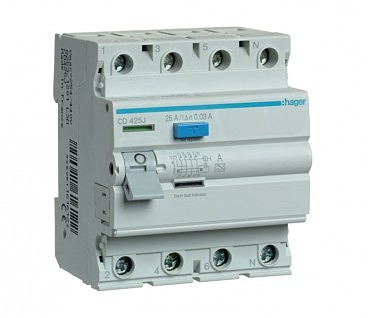 ПЗВ 4x25 A, 30 mA, A, 4м (00000006745)