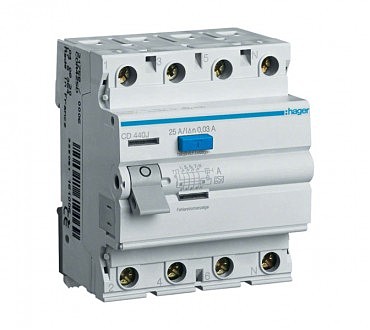 ПЗВ 4х40 А 30mA, А Hager (00000003752)