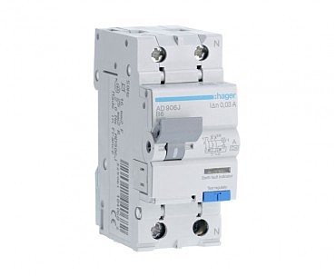 Диф.авт. 1+N 06А  B 30мА Hager (00000004314)