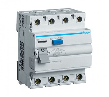 ПЗВ 4х40 А, 30mA, АС, 4м Hager (00000001488)