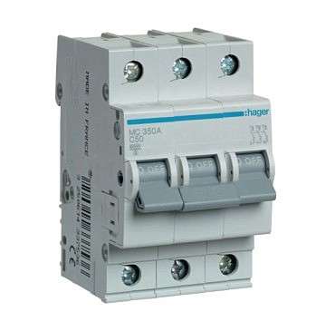 Авт.вим. 3р 50А Hager (00000001510)