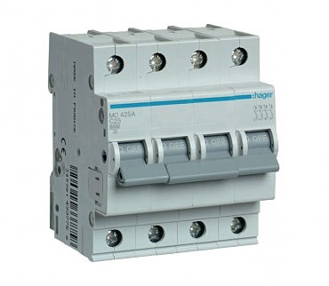 Авт.вим. 4р 25А Hager (00000002754)