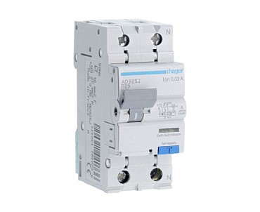Диф.авт. 1+N 25А B 30мА, В, Hager (00000003063)