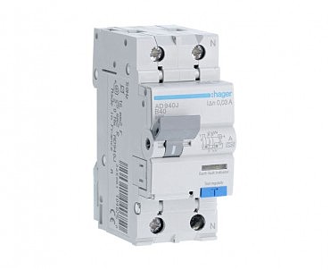 Диф.авт. 1+N B 40А 30мА Hager (00000003065)