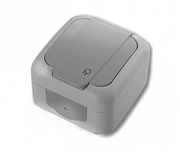 Розетка з з/к з з/ш PALMIYE ViKo сер (00000000263)