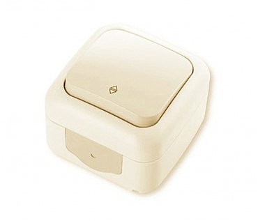 Выключатель 1 откр.проходной PALMIYE ViKo крем (00000005749)