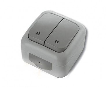 Вимикач 2 прохідний PALMIYE ViKo сер (00000006936)