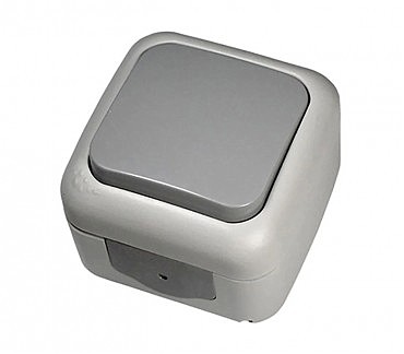 Выключатель 1 откр. PALMIYE ViKo сер. (00000000261)