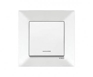 Выключатель 1 скр с подсветк  Меридиан (00000000118)