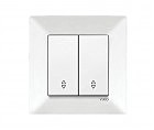 Выключатель 2 проходной  Меридиан