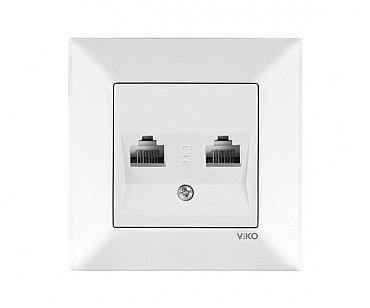 Розетка 2 компьютерн Меридиан (00000000115)