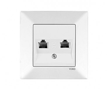 Розетка 2 TF телефон Меридиан (00000000112)