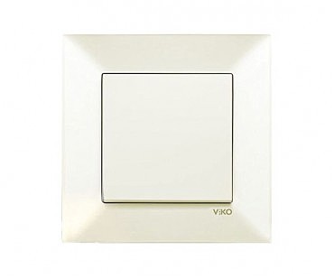 Выключатель 1 скр Меридиан крем (00000000138)