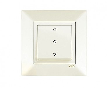 Выключатель 1 скр. д/жалюзи Meridian (Крем) (00000009892)