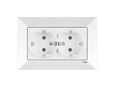 Розетка 2 скр c з/к  Меридиан (00000000178)