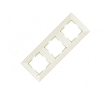 Рамка 3-я вертикальная Меридиан крем (00000000620)