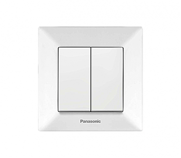 Вимикач 2кл білий Arkedia Panasonic (00000112069)