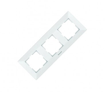 Рамка 3м горизонтальна біла Arkedia Panasonic (00000112089)