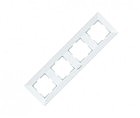 Рамка 4м горизонтальна біла Arkedia Panasonic