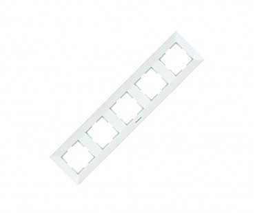 Рамка 5м горизонтальна біла Arkedia Panasonic (00000112091)