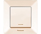 Вимикач 1кл із підсвічуванням крем Arkedia Panasonic