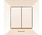 Вимикач 2кл крем Arkedia Panasonic