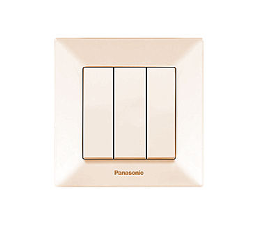 Вимикач крем 3кл Arkedia Panasonic (00000112099)