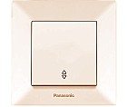 Перемикач 1кл прохідний крем Arkedia Panasonic