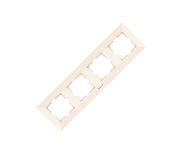 Рамка 4м горизонтальна крем Arkedia Panasonic (00000112111)