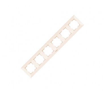 Рамка 6м горизонтальна крем Arkedia Panasonic (00000112113)