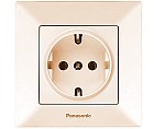 Розетка с/з крем Arkedia Panasonic