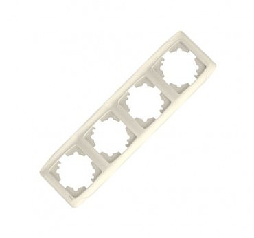 Рамка 4-я вертикальная Кармен крем (00000000053)