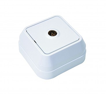 Розетка TV відкр. біл. MAKEL (10 шт.) (00000107068)