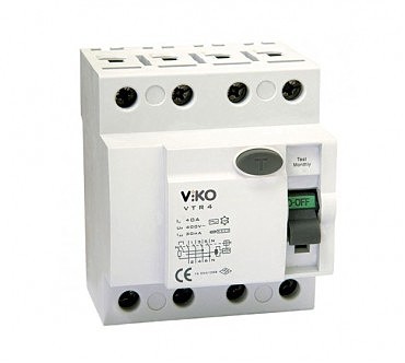 ПЗВ 4Р 25А 30ма Viko (00000001836)