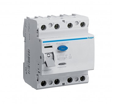 ПЗВ 4х100 А 300mA, A Hager (00000002827)