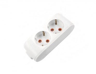 Колодка 2 гнізда c з/к ViKo MULTI-LET (30 шт) (00000006646)