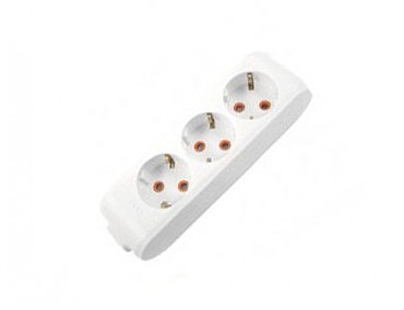 Колодка 3 гнізда c з/к ViKo MULTI-LET (30 шт) (00000006551)