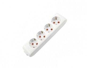 Колодка 4 гнізда c з/к ViKo MULTI-LET (25 шт) (00000006655)