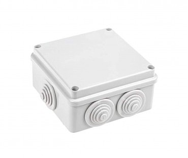 Коробка герметична зовнішня (20) 130х130х63 IP55 (33 шт.в уп) (00000105535)