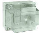 Коробка відгалуж. з гладкими стінками, прозора кришка, IP56, 240х190х160мм