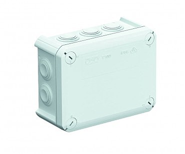 Коробка розподільча Т-100 з каб. вводами, 150х116х67, ІР66, ультрафіолетостійкий, ударостійк (40 шт) (00000000875)