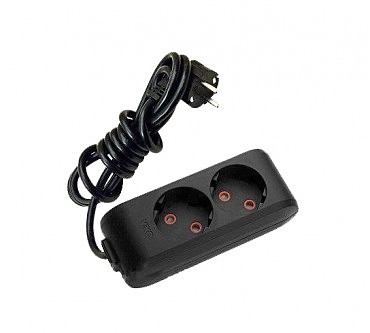 Підовжувачі 2гн/3м без/заз (Чорний) ViKo MULTI-LET (12шт) (00000101553)