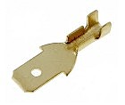 Клемник латунь тато 6,3 мм (100 шт/уп)