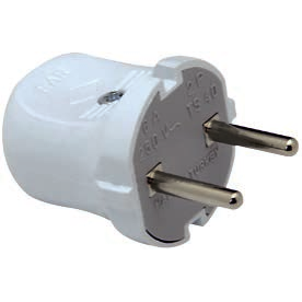 Вилка пряма без заземлення FAR (50/1000 шт) (00000124262)