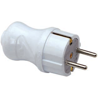 Вилка пряма з заземленням FAR (50/500 шт) (00000124271)