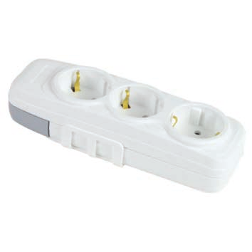 Колодка 3 ГН із заземленням FAR LARA (20/120 шт) (00000124192)