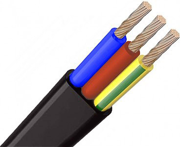 ВВГ п нгд (3-й)  3х1,0 (КУ)  СІРИЙ (00000115153)