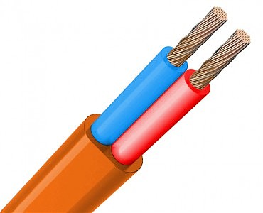 ВВГ 3 нг-LS П 2х1,0 (КУ) Помаранчевий (00000116024)