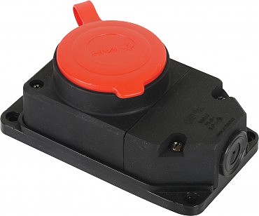 Колодка 1 ГН трифазна  настінна каучукова  FAR (16/96 шт) (00000124983)